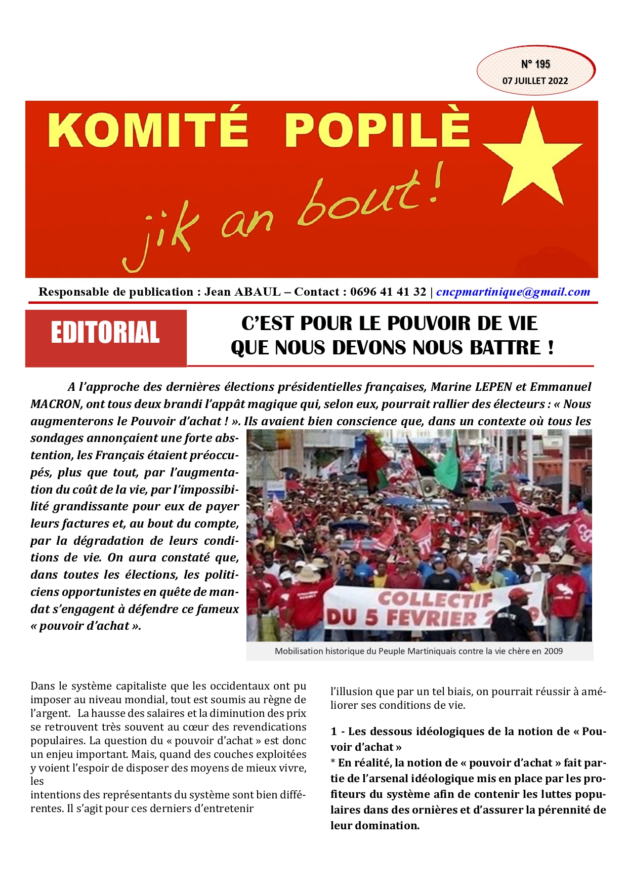 Journal Jik An Bout N°195