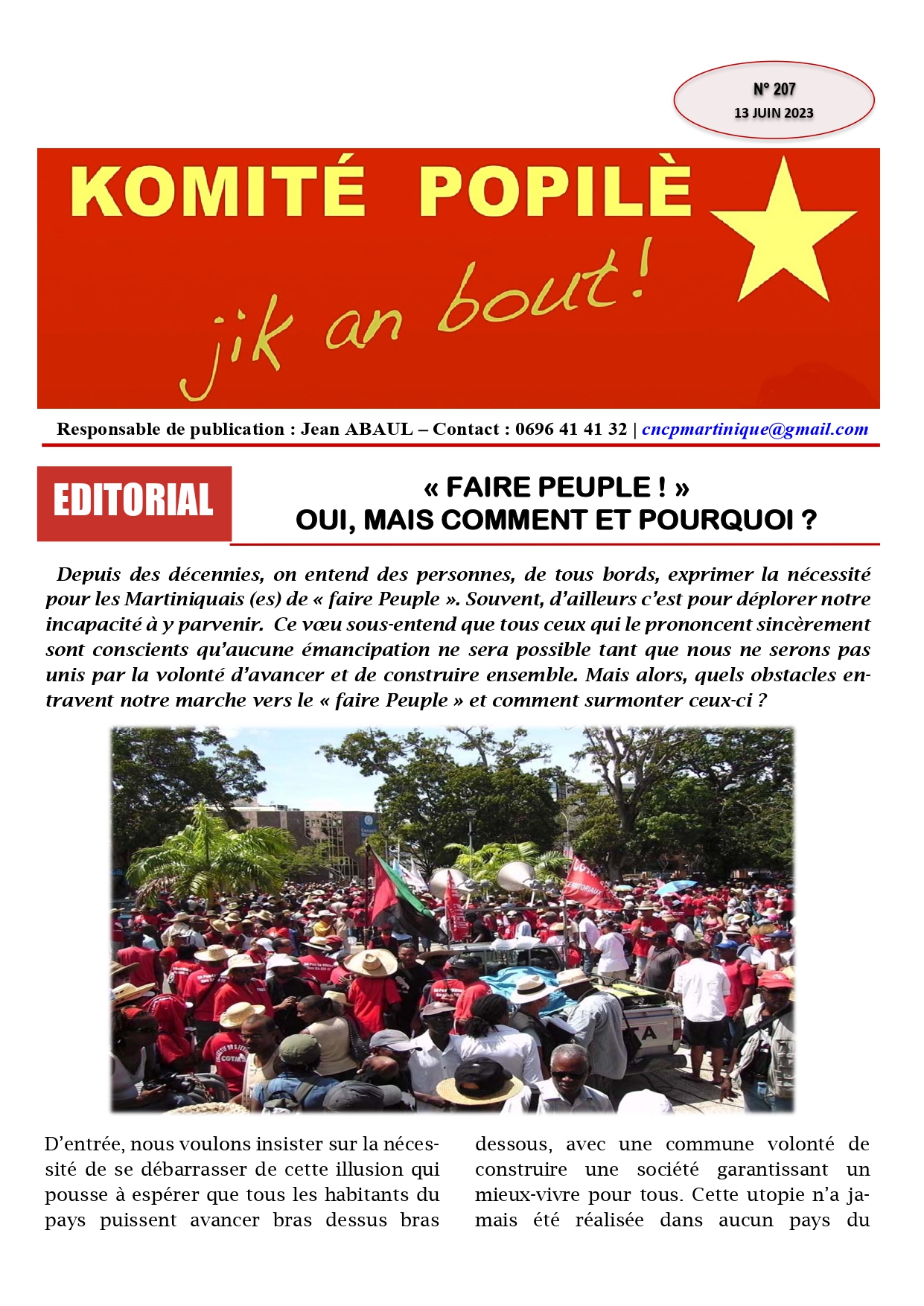 Journal Jik An Bout N°207