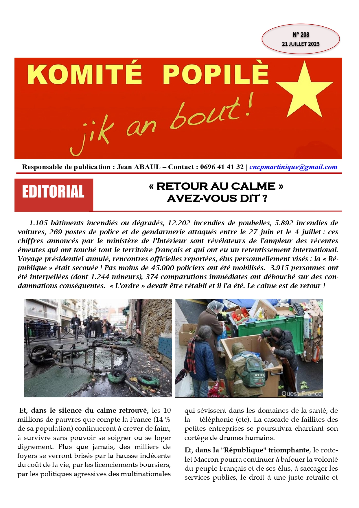 Journal Jik An Bout N°208