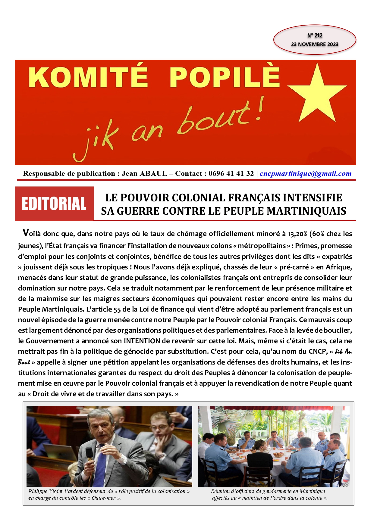 Journal Jik An Bout N°212