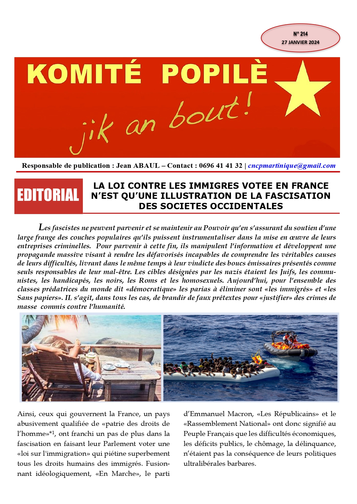 Journal Jik An Bout N°214