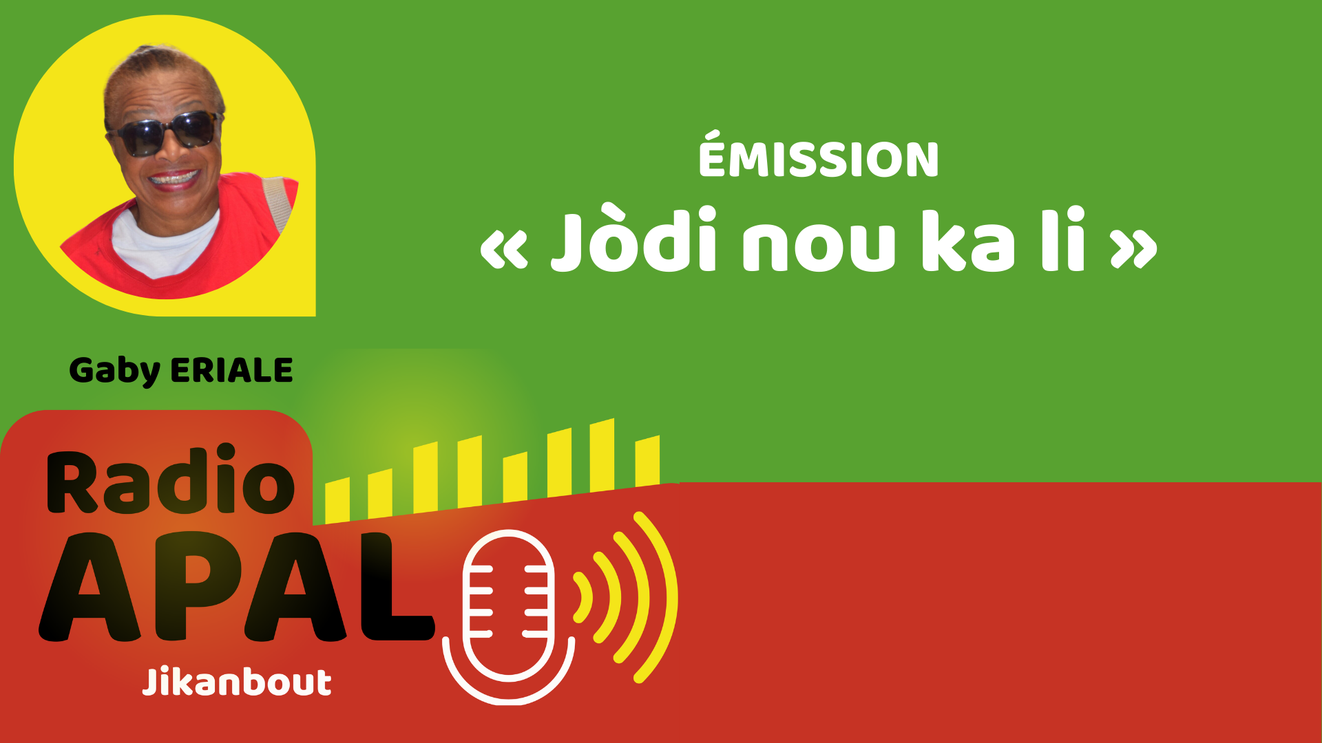 Émission « Jòdi nou ka li» avec Gaby ERIALE