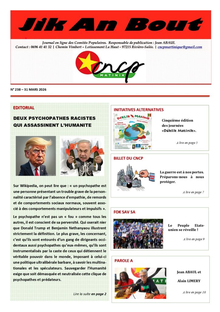 Journal Jik An Bout N°238